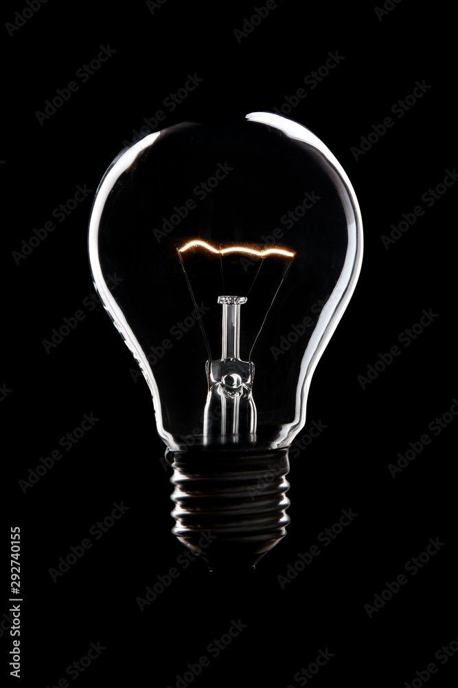 light bulp buring in the night light bulp buring in the night