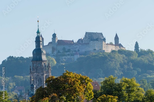 Obraz na plátně Morizkirche und Veste Coburg