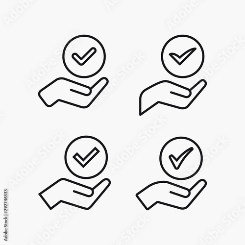 Modern value icon, top service rating icon on white background