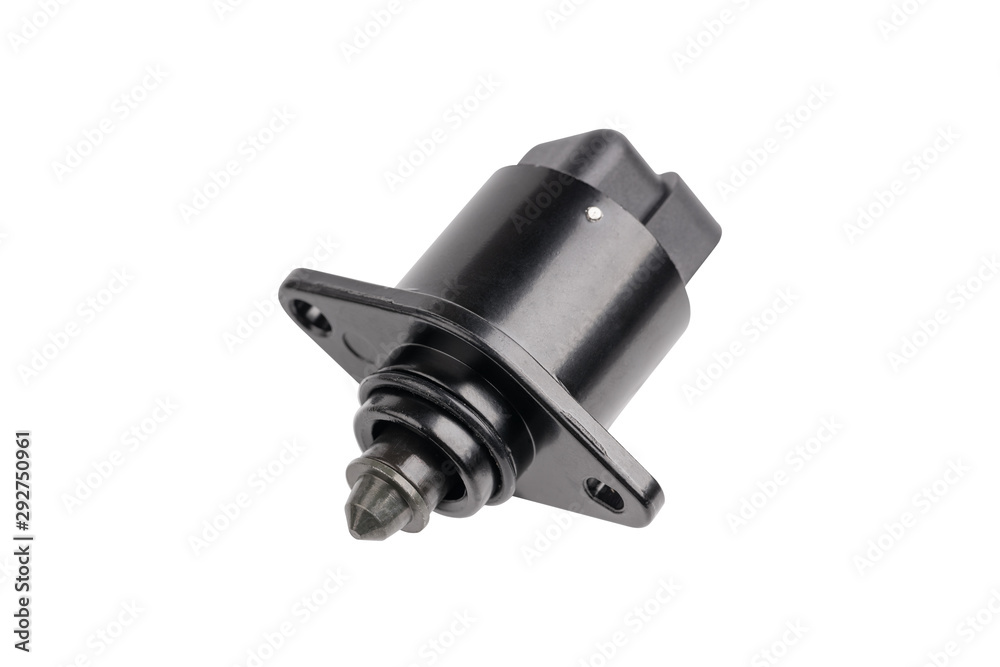 electronic valve-idling air count for car. isolated on white background. electronic valve-idling air count for car. isolated on white background.