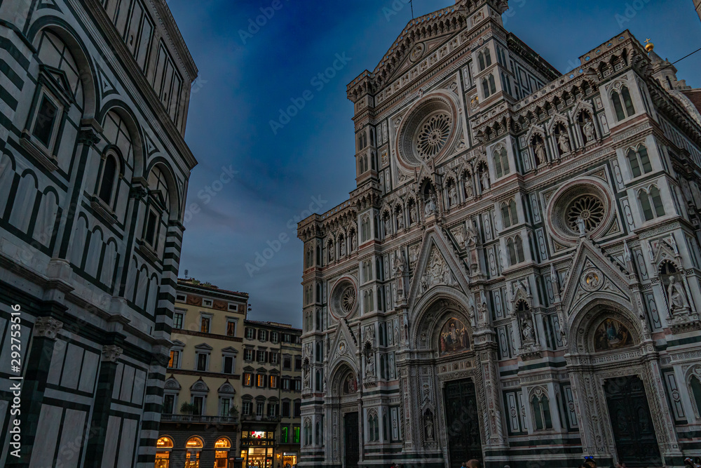 Duomo at dusk in firenze
