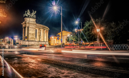 Photography Heroes Square in Budapest