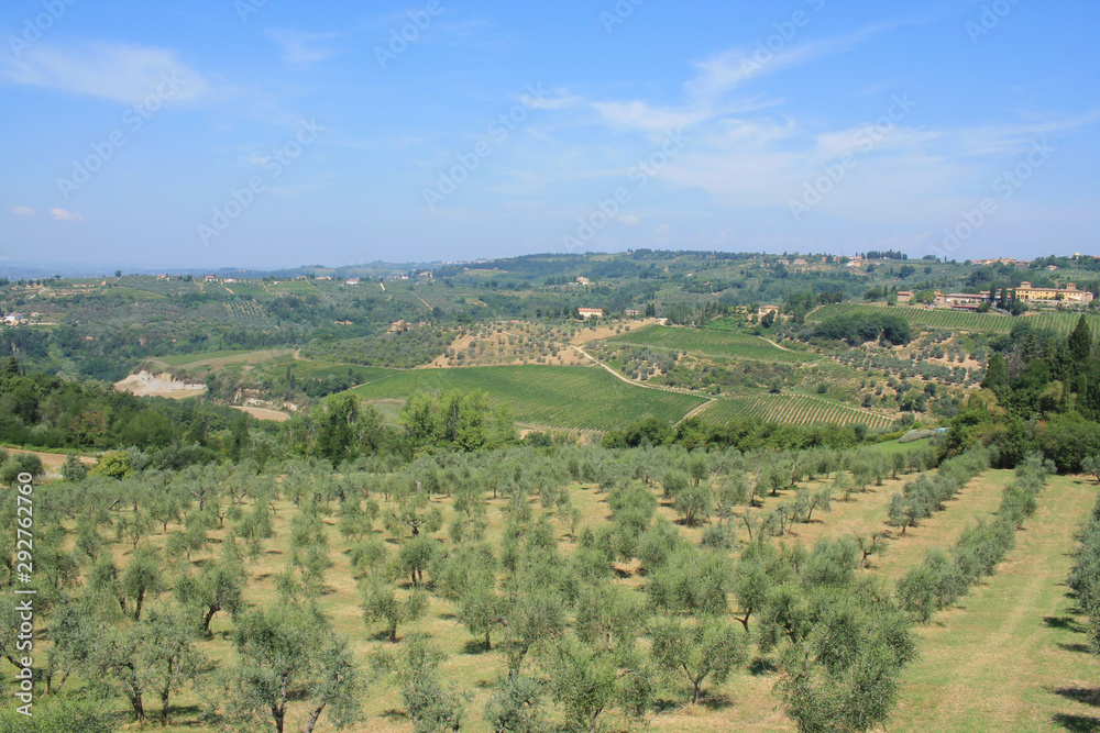 The Chianti, a rural region of Tuscany in the provinces of Florence and Siena, Tuscany, Italy