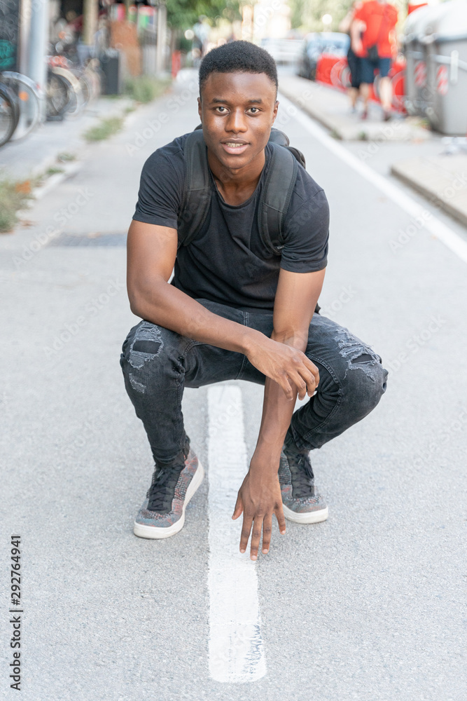 Portrait of a young african man Portrait of a young african man