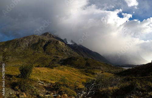 Valley en route to Torres del Paine