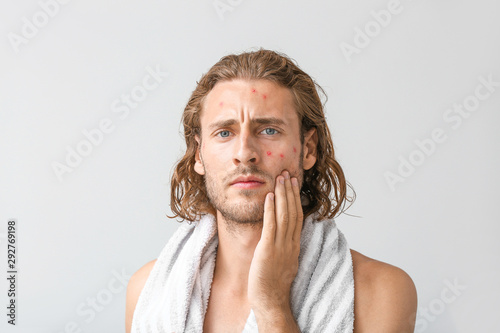 Portrait of young man with ...