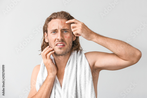 Portrait of young man with ...