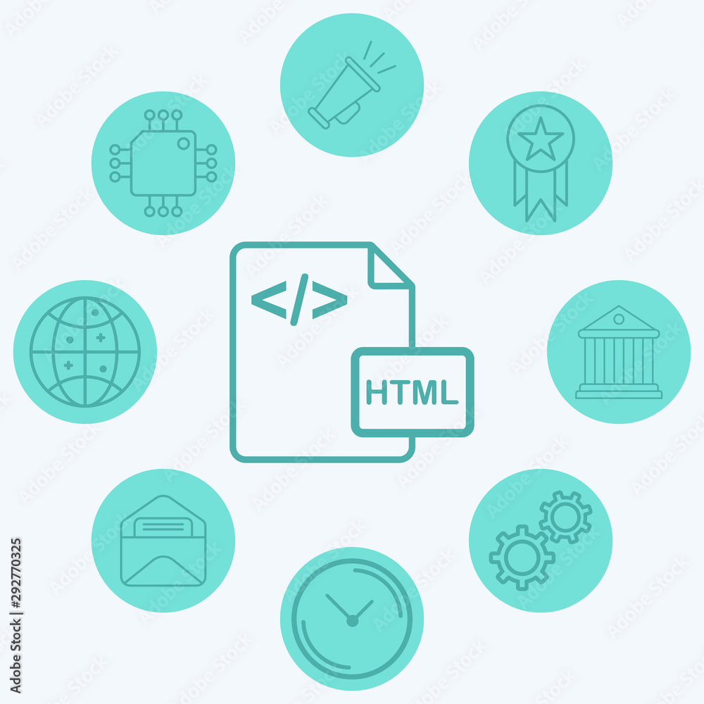 Coding file vector icon sign symbol Coding file vector icon sign symbol