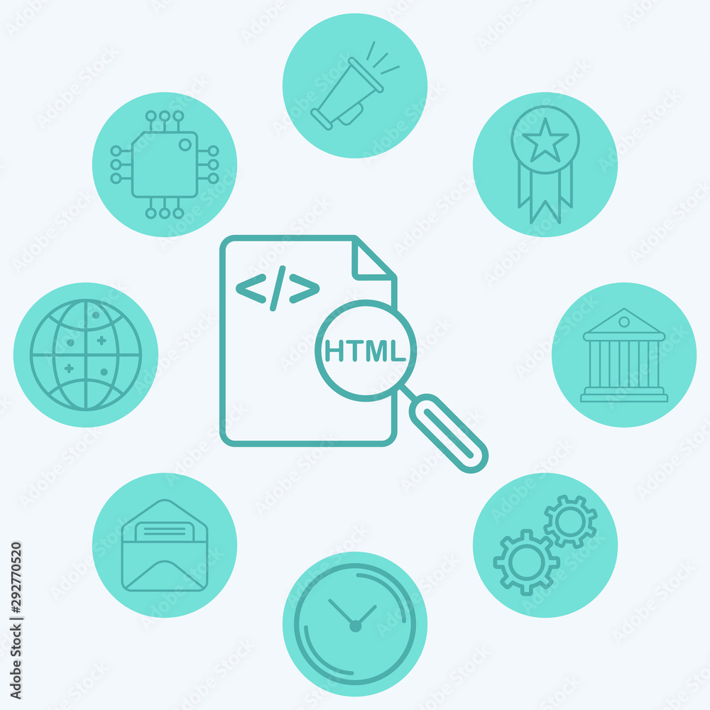 Coding file vector icon sign symbol Coding file vector icon sign symbol