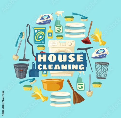 Clean home, laundry and house cleaning service