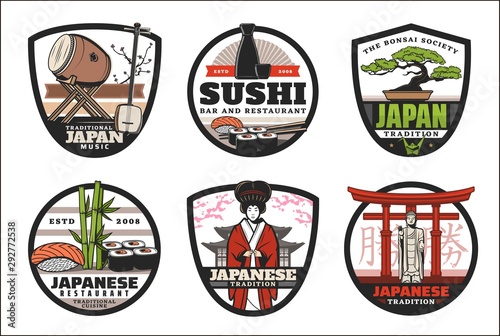Japanese traditions, culture and food icons
