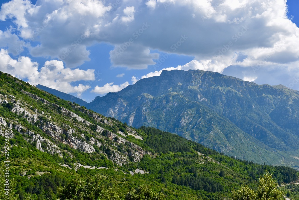 Mountain Landscapes in Pindus National Park, Greece