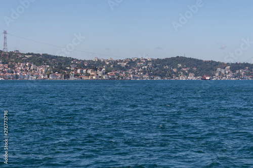 Fototapeta Naklejka Na Ścianę i Meble -  Panorama from Bosporus to city of Istanbul