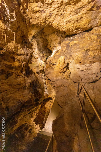 Photography Pálvölgyi cave in Budapest