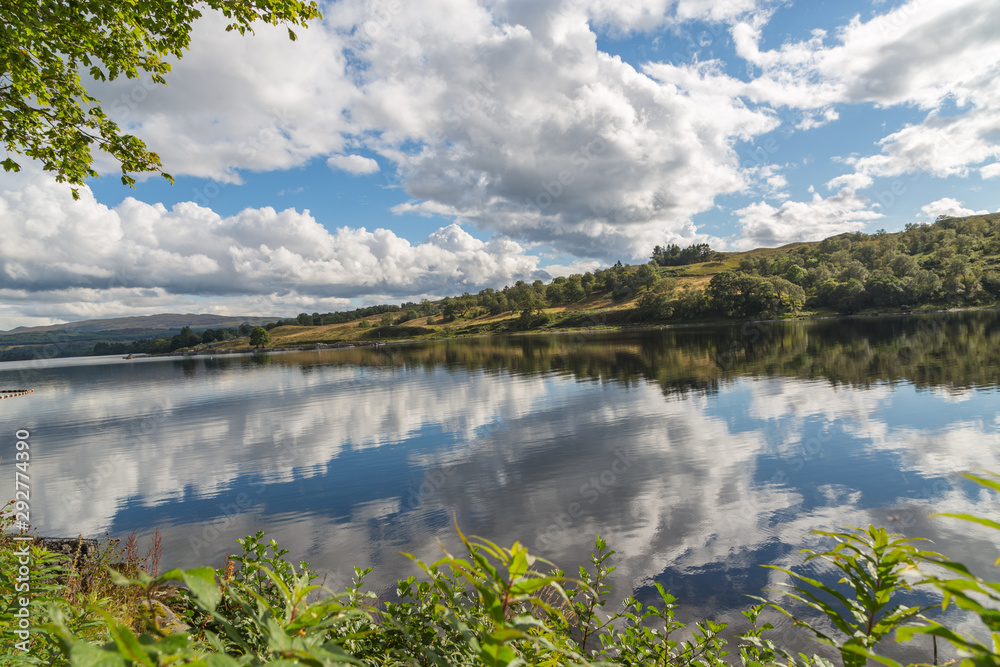 Clouds Reflected in the River of Awe, Cruachan, Scotland Clouds Reflected in the River of Awe, Cruachan, Scotland