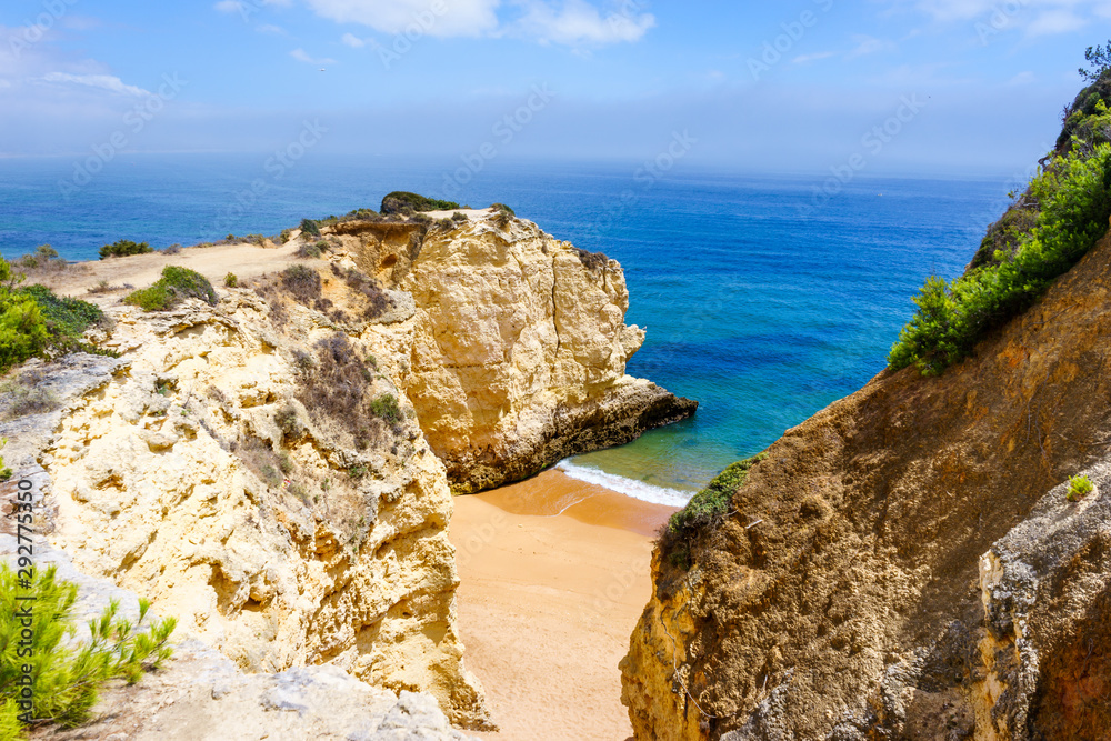 Paysage naturel de Algarve au Portugal