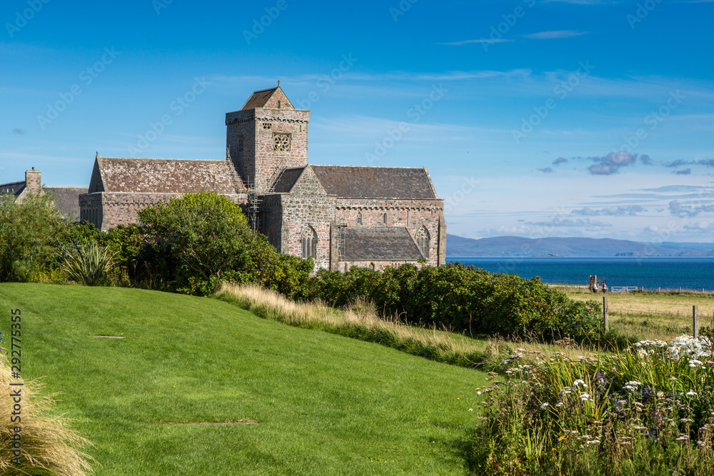 Iona Abbey on the Isle of Iona, Scotland