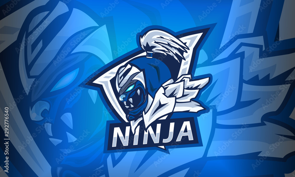 Logo Cyborg Ninja E-Sports Gaming