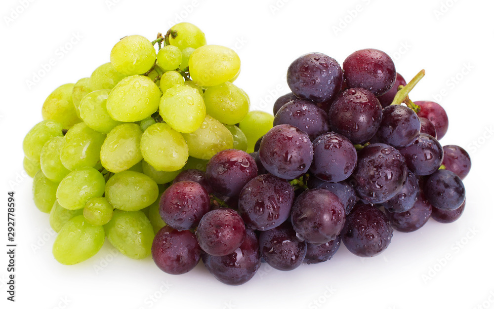 Fresh grape on white background Fresh grape on white background