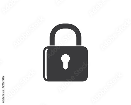 lock vector illustration icon