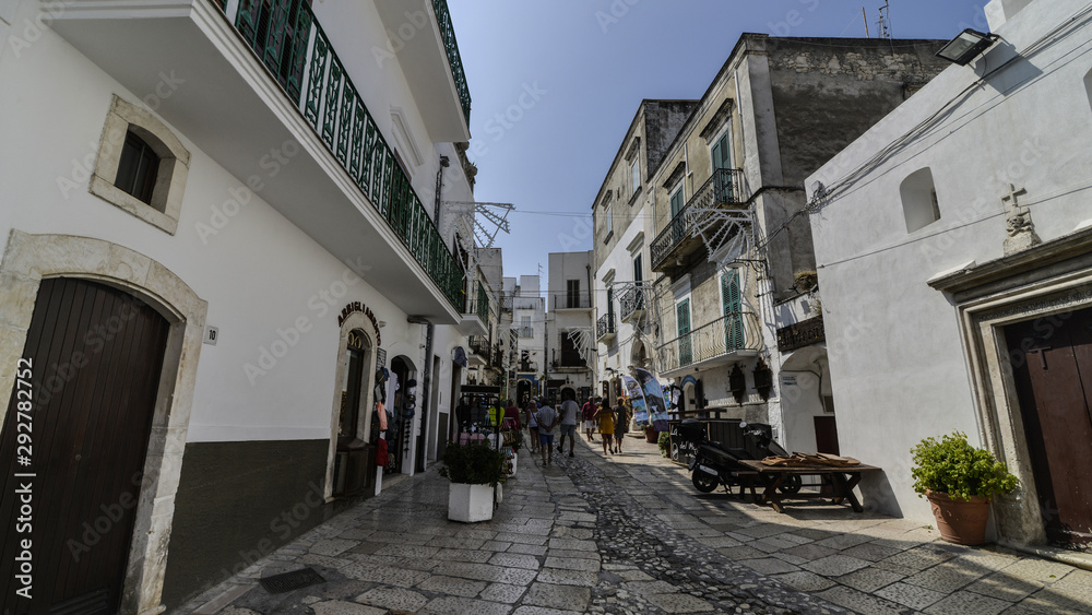 Centro storico del comune di Peschici, sul Gargano della Puglia Centro storico del comune di Peschici, sul Gargano della Puglia