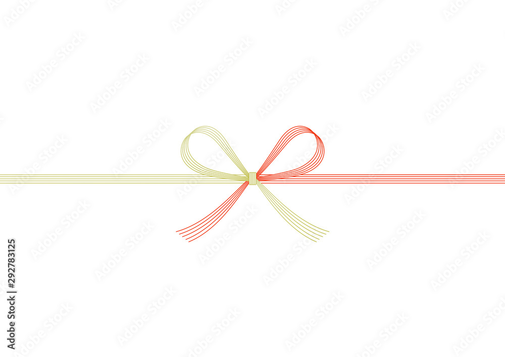 サイズ 水引 5本 のし紙 花結び Stock Illustration Adobe Stock