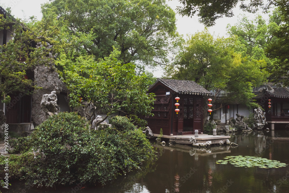 Tuisi Garden in the old town of Tongli, Jiangsu, China