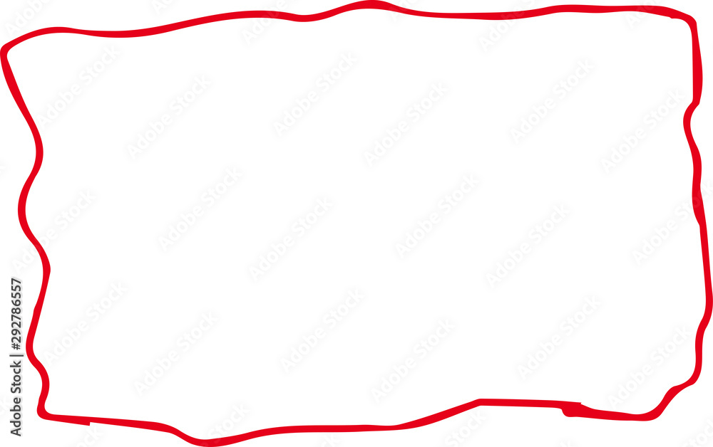 Blue and Red Square frame variation illustration Blue and Red Square frame variation illustration