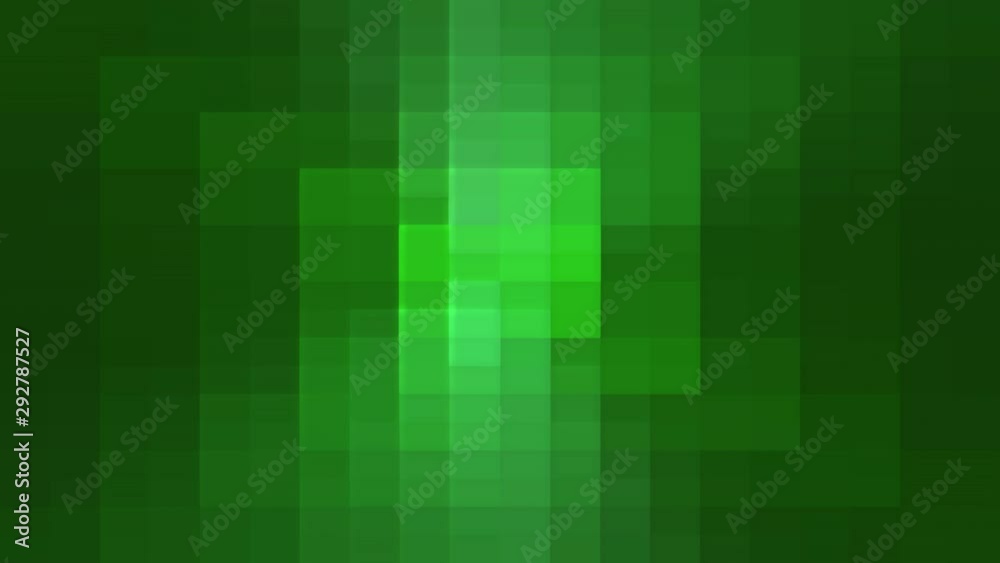 Abstract green mosaic movement background 4k Abstract green mosaic movement background 4k