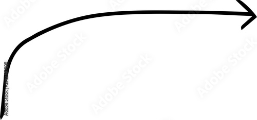 Black Simple thin arrow variation illustration