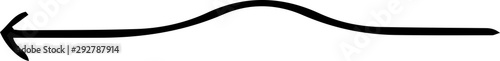 Black Simple thin arrow variation illustration