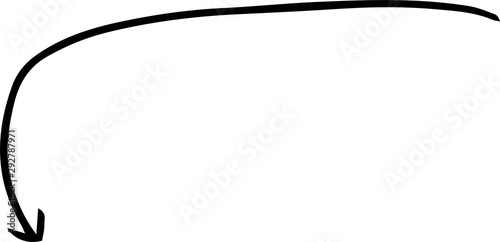 Black Simple thin arrow variation illustration