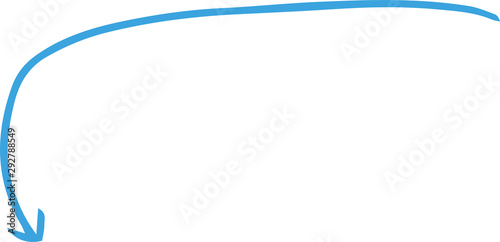 Red and  Simple thin arrow variation illustration