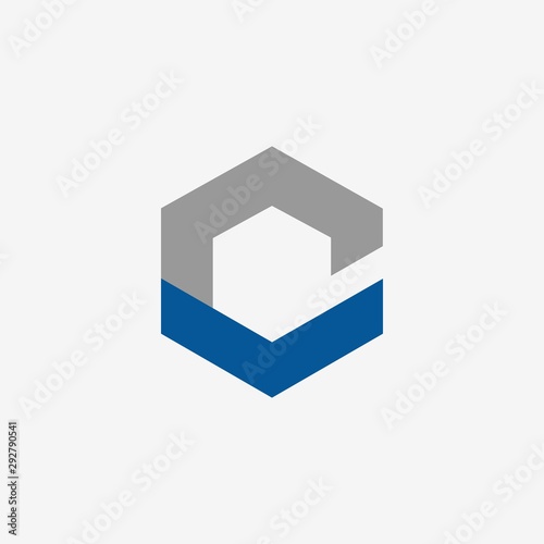 Letter VC Hexagon Creative Icon Modern Icon Logo Design Template Element Vector