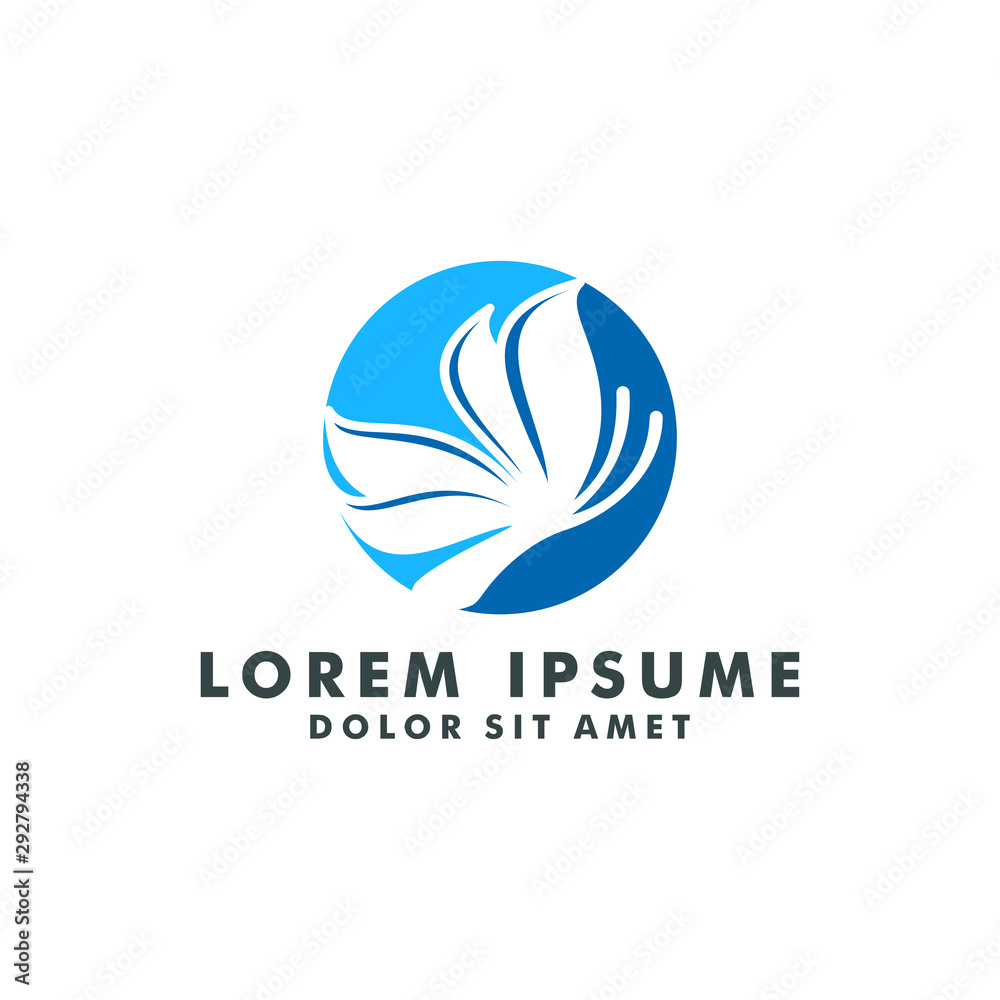 Butterfly logo template design icon vector Butterfly logo template design icon vector