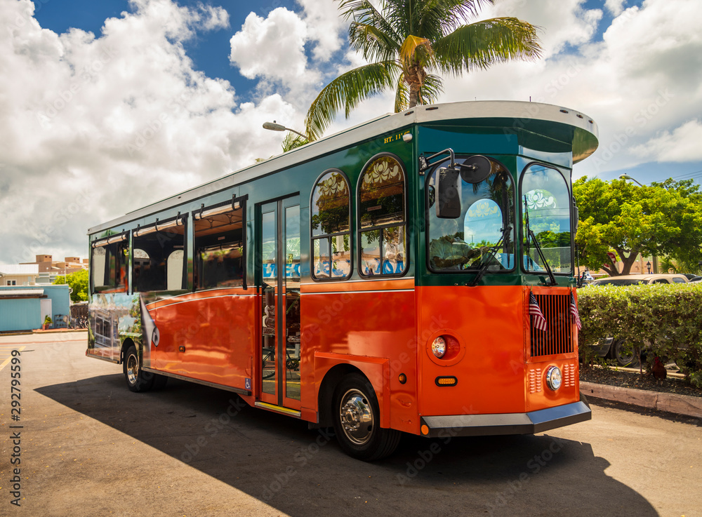 Historic Trolley Buses of Key West, Florida