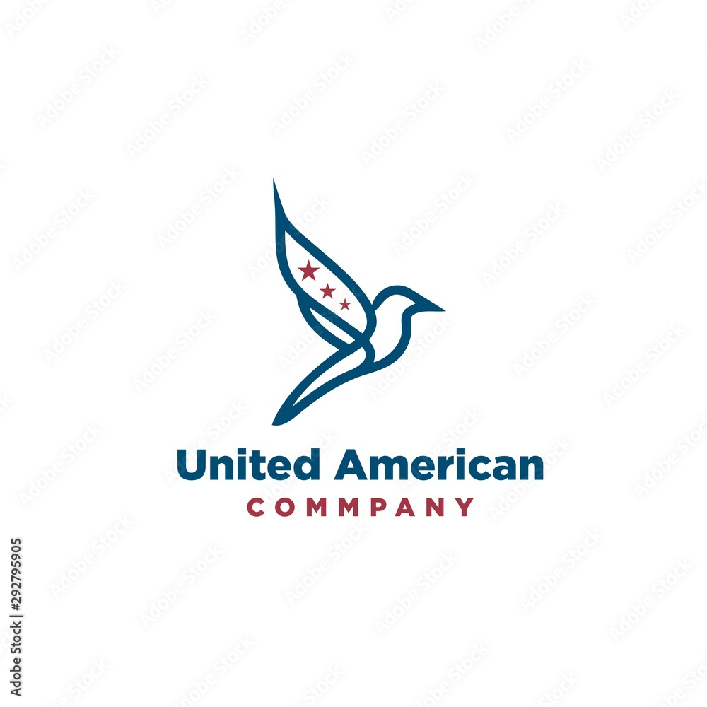 Fototapeta premium bird logo design