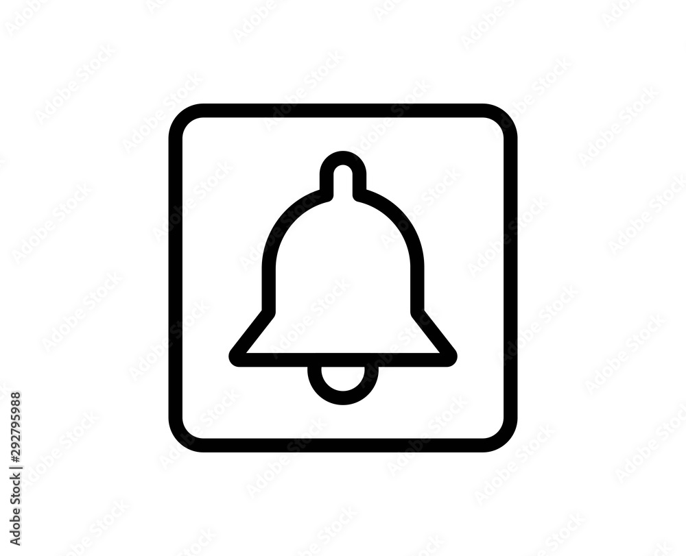 Bell line icon Bell line icon