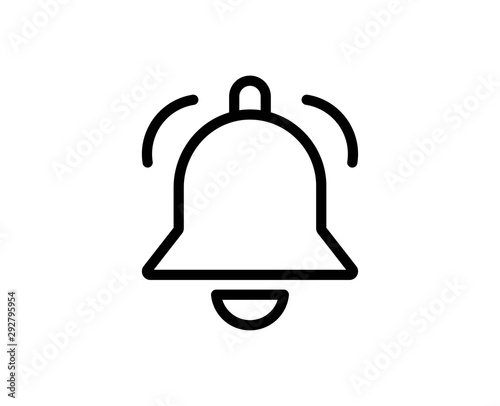 Bell line icon