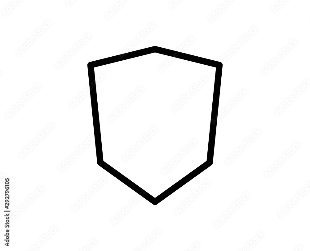 Shield line icon Shield line icon