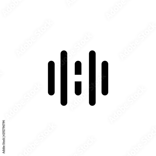 Letter H logo icon design template elements