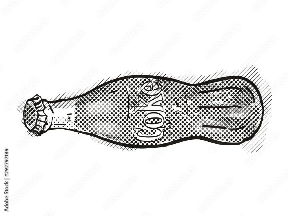 Bottle drawing, Bottle tattoo, Glass coke bottles