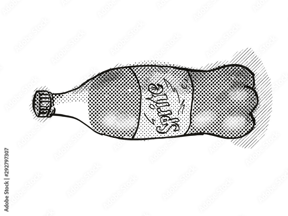 Sprite Bottle Drawing