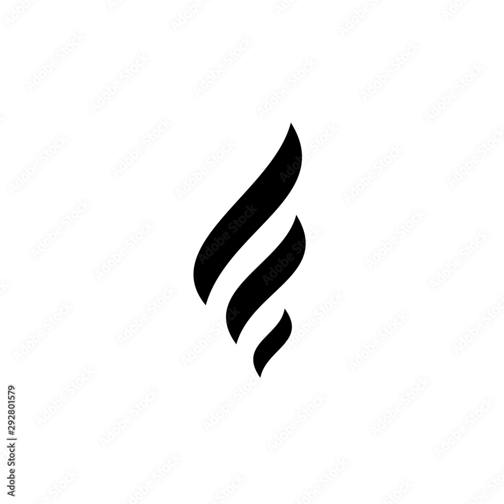 Letter F logo icon design template elements