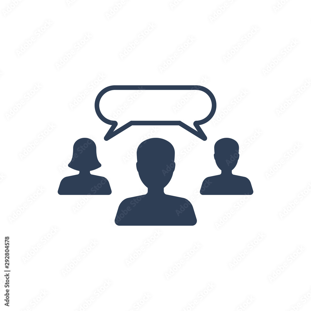 Business Communication Icon Business Communication Icon