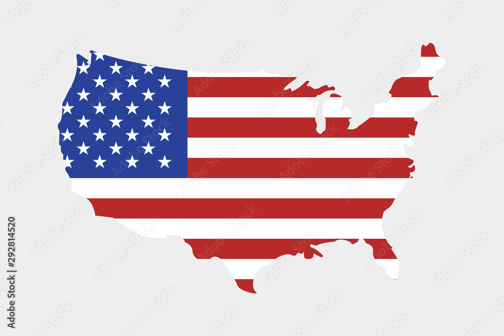 Abstract usa. United states. Simple vector illustration. American flag icon isolated. Abstract usa. United states. Simple vector illustration. American flag icon isolated.