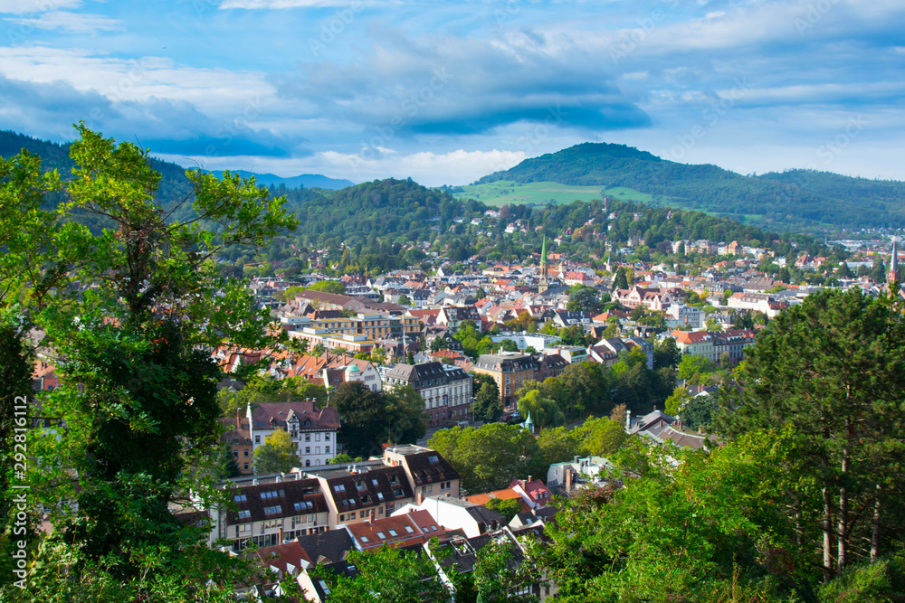 Blick auf Freiburg im Breisbau