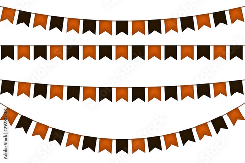 Halloween decorative flag garland.