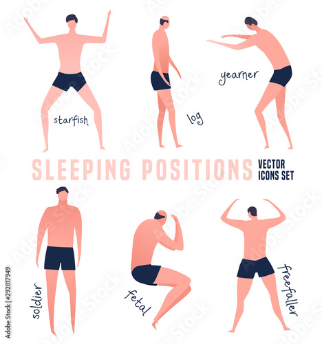 Different sleeping positions