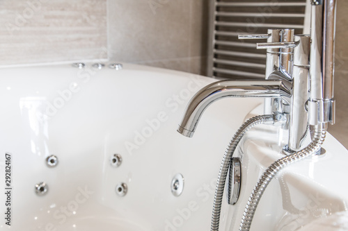 faucet in bathroom